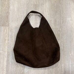 GAP Brown Suede Tote Bag